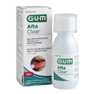 Gum Afta Clear Mouthrinse 120ml