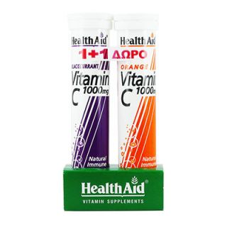 Health Aid Vitamin C 1000mg 2 x 20 Tabs