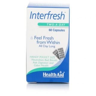 Health Aid Interfresh 60 Caps Δροσερή Αναπνοή