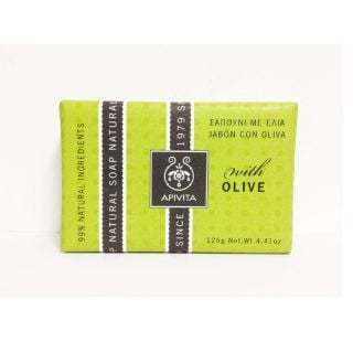 Apivita Natural Soap Olive 125gr Σαπούνι με Ελιά