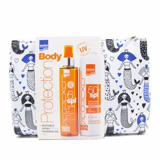 InterMed Luxurious Suncare Antioxidant Sunscreen Invisible Spray SPF50+ 200ml + Luxurious Sun Care Tanning Oil SPF6 200ml 