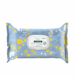 Klorane Bebe Lingettes Nettoyantes Doucer 70