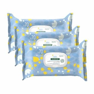 Klorane Bebe Lingettes Nettoyantes Doucer 3 x 70