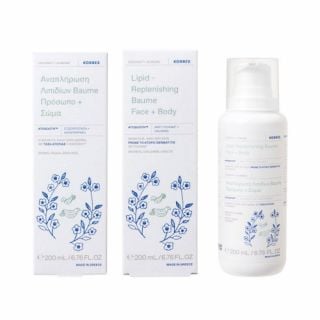 Korres Coconut & Almond 200ml Αναπλήρωση Λιπιδίων Βρεφικό Baume Πρόσωπο + Σώμα Lipid - Replenishing Baume Face & Body 