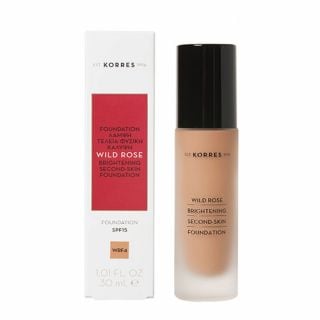 Korres Wild Rose Brigthening Second-Skin Foundation WRF4 30ml