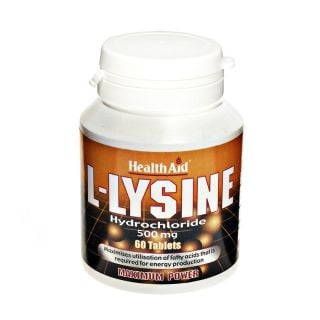 Health Aid L-Lysine 500mg 60 Tabs Λυσίνη