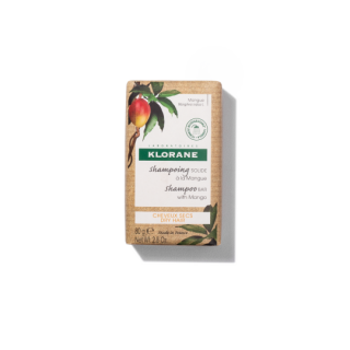 Klorane Mango Shampoo Bar 80g Στέρεο Σαμπουάν με Μάνγκο