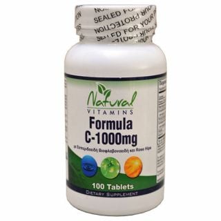 Natural Vitamins Formula C 1000mg 100 Tabs