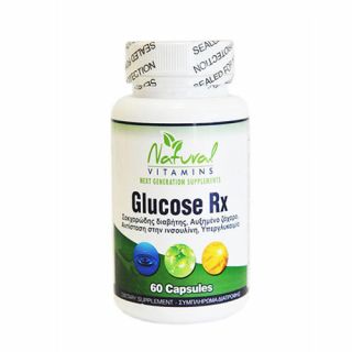 Natural Vitamins Glucose RX 60 Caps