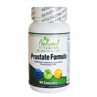 Natural Vitamins Prostate Fomrula 90 Caps