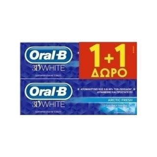 Oral-B 3D White Arctic Fresh 2 x 75ml