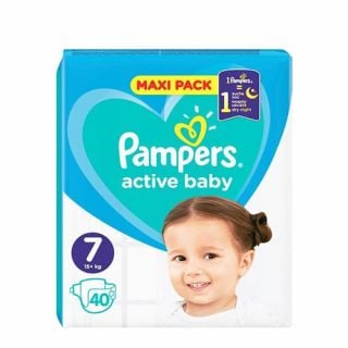 Pampers Active Baby Maxi Pack No7 (15+ kg) 40