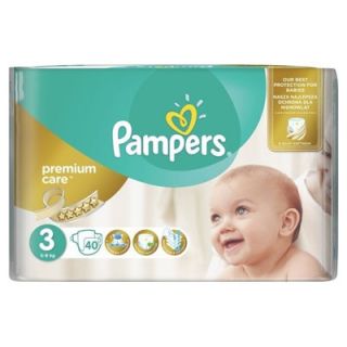 Pampers Premium Care Midi No3 (5 - 9kg) 40