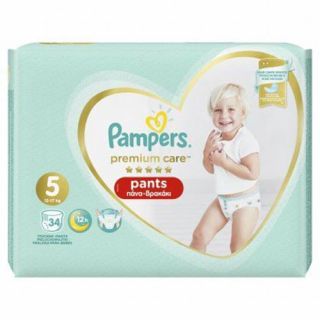 Pampers Premium Care Pants No5 (12-17 kg) 34