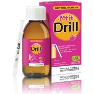 Pierre Fabre Petit Drill Σιρόπι για Βρέφη & Παιδιά για Ξηρό Βήχα με γεύση Φράουλα 125ml