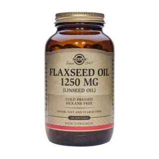 Solgar Flaxseed Oil 1250mg 100 Softgels