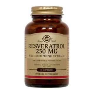 Solgar Resveratrol 250mg 30 Softgels