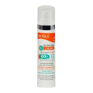 Froika Suncare AC Cream SPF50 40ml Αντιηλιακή Κρέμα Κατά της Ακμής