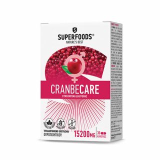 Superfoods Cranbecare 15200mg 30 Caps