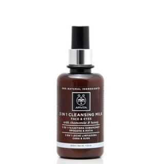 Apivita Cleansing Milk 3 In 1 for Face & Eyes Chamomile - Honey 200ml