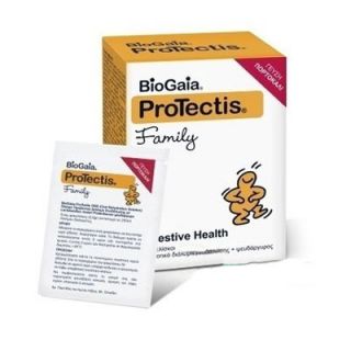 BioGaia ProTectis Family Potable Probiotic Solution with Zinc - Taste Orange 5.5gr x 7 Sachets