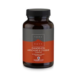 Terranova Dandelion, Artichoke & Cysteine Complex 50 Caps Detoxifying