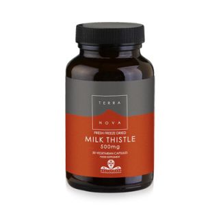 Terranova Milk Thistle 500mg 50 Caps Detoxifying