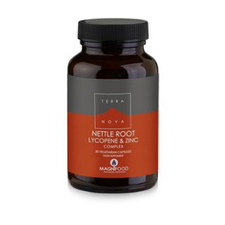 Terranova Prostate Support Nettle Root, Lycopene & Zinc Complex 50 Caps