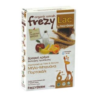 Frezyderm Frezylac BIO Cereal Cereals - Milk - Fruits 200gr