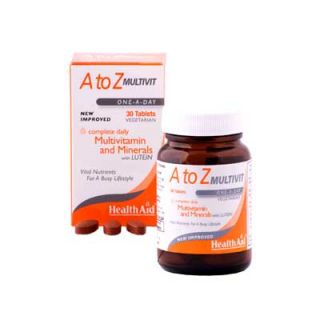 Health Aid A to Z Multivit - Lutein 30 Tabs