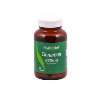Health Aid Cinnamon 850mg 30 Vecaps
