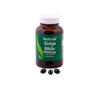 Health Aid Ginkgo Biloba 5000mg 30 Caps Blood Circulation