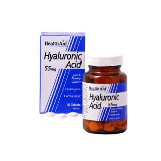Health Aid Hyaluronic Acid 55mg 30 Tabs