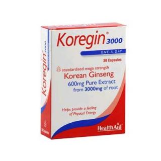 Health Aid Koregin 3000 30 Caps Energy