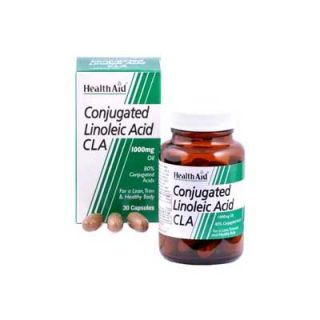 Health Aid CLA Linoleic Acid 1000mg 30 Caps Burns Fat