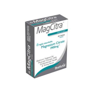Health Aid Magcitra 1900mg 60 Tabs Megnesium