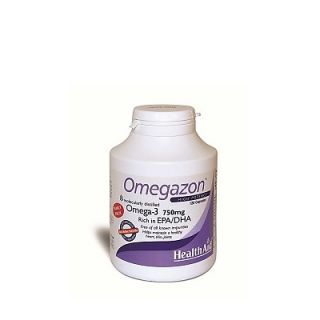 Health Aid Omegazon Blister 120 Caps Fish Oil