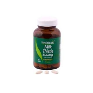 Health Aid Milk Thistle 500mg 30 Tabs Liver Protection