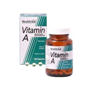 Health Aid Vitamin A 5000iu 100 Caps