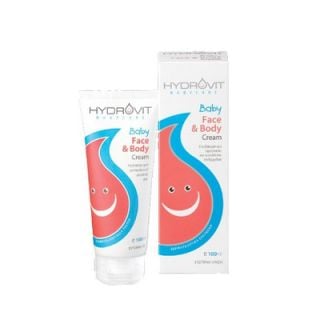 Hydrovit Baby Face & Body Cream 100ml Κρέμα Ενυδάτωσης και Προστασίας για Πρόσωπο & Σώμα για Μωρά