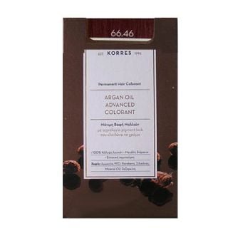 Korres Argan Oil Advanced Colorant 50ml Permanent Hair Colorant 66.46 Intense Burgundy Red