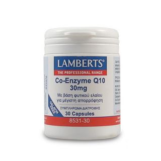 Lamberts Co-Enzyme Q10 30mg 30 Caps