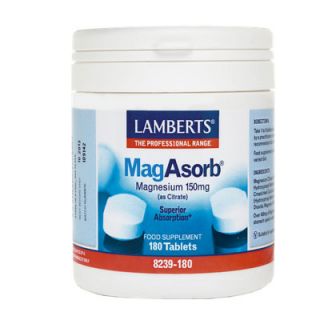 Lamberts Mag Asorb 180 Tabs