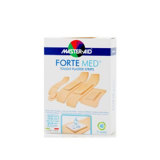Master Aid Forte Med 40 Strips (Various Sizes)