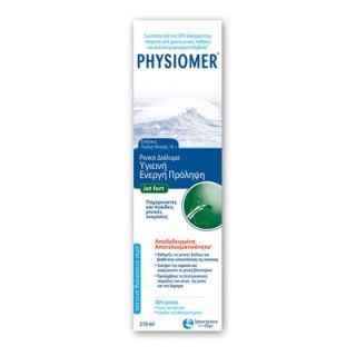 Physiomer Jet Fort Isotonic Nasal Spray for Kids 10+ - Adults 210ml