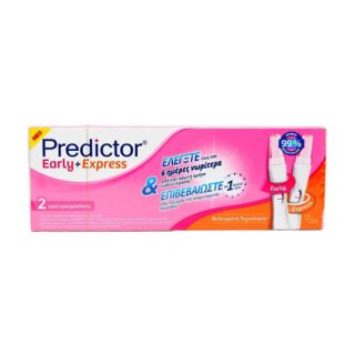 Predictor Early & Express Pregnancy Test 6 Days Earlier 2 Tests