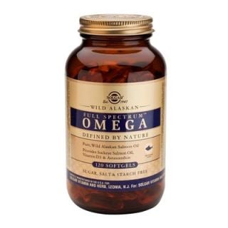 Solgar Alaska Full Spectrum Omega 120 Softgels