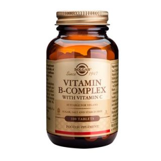Solgar B-Complex with Vitamin C 100 Tabs
