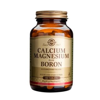 Solgar Calcium Magnesium Plus Boron 100 Tabs