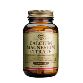 Solgar Calcium Magnesium Citrate 50 Tabs